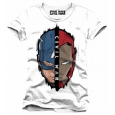 CIVIL WAR - T-Shirt Cap/Iron (XL)