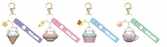 Yume - molang - keychain with hand strap snack time series (display 12 unités)