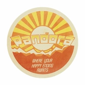 Borderlands - 4 dessous de verres gravés en métal