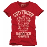 HARRY POTTER - T-Shirt Griffindor Qhidditch - Red (L)