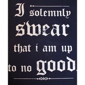 HARRY POTTER - T-Shirt I Solemnly - Navy (L)