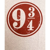 HARRY POTTER - T-Shirt 9 3/4 - Gris (XXL)
