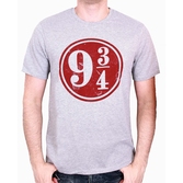 HARRY POTTER - T-Shirt 9 3/4 - Gris (L)