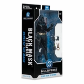 Dc multiverse figurine black mask as batman (beneath the mask) 18 cm