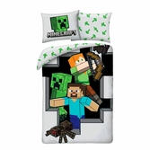Minecraft parure de lit ver. 8 140 x 200 cm / 70 x 90 cm