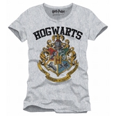 HARRY POTTER - T-Shirt Hogwarts Old School - Grey (XL)