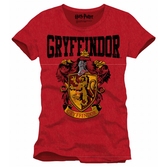 HARRY POTTER - T-Shirt Griffindor School - Red (L)