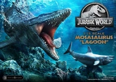 Jurassic world statuette legacy museum collection 1/15 mosasaurus "lagoon" bonus version 57 cm