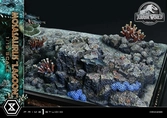 Jurassic world statuette legacy museum collection 1/15 mosasaurus "lagoon" bonus version 57 cm