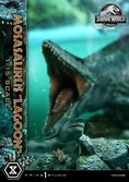 Jurassic world statuette legacy museum collection 1/15 mosasaurus "lagoon" bonus version 57 cm