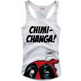 DEADPOOL - MARVEL T-Shirt Tank Top Chimichanga - GIRL (XL)