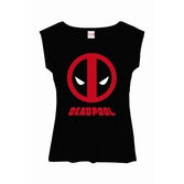 DEADPOOL - MARVEL T-Shirt Logo Name - GIRL (L)