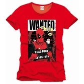 DEADPOOL - MARVEL T-Shirt Wanted - Red (S)