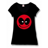 DEADPOOL - MARVEL T-Shirt Smiley - GIRL (L)