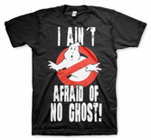 GHOSTBUSTERS - T-Shirt I Ain't Afraid of No Ghost - Black (L)