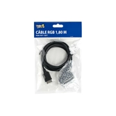 Câble video péritel (rgb) pour ps1/ps2/ps3 1.8 m