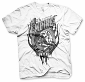 Star wars - t-shirt the glorious empire lord vader - white (xxl)