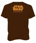 STAR WARS - T-Shirt Tatooine - Brown (XL)