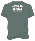Star wars - t-shirt forest patrol - green (l)