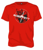 Star wars - t-shirt boba fett bounty hunter - red (m)
