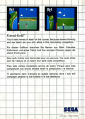 Great Golf - Master system