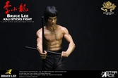 Opération dragon my favourite movie statuette 1/6 bruce lee kali sticks fight normal basement version 30 cm