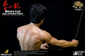 Opération dragon my favourite movie statuette 1/6 bruce lee kali sticks fight normal basement version 30 cm