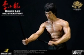 Opération dragon my favourite movie statuette 1/6 bruce lee kali sticks fight normal basement version 30 cm