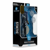 Dc multiverse figurine static shock (trial by fire) (gold label) 18 cm