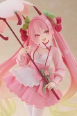 Hatsune miku amp statuette pvc newley written sakura miku sakura dress ver. 21 cm