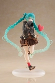 Hatsune miku statuette pvc fashion outdoor ver. 18 cm
