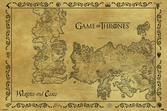 GAME OF THRONES - Poster 61X91 - Antique Map