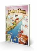 DISNEY - Impression sur Bois 40X59 - Peter Pan Flying