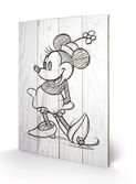 DISNEY - Impression sur Bois 40X59 - Minnie Mouse
