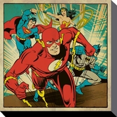 DC COMICS - Canvas 40X40 - Heroes Together