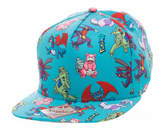 POKEMON - Casquette - Characters All Over Snapback