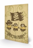 MINIONS - Impression sur Bois 40X59 - Walk the Plank