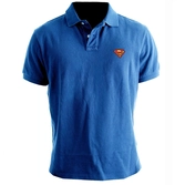SUPERMAN - Polo - Logo Superman - Cobalt (L)