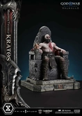 Throne legacy god of war series statuette 1/3 ragnarok master thyself kratos 67 cm