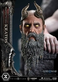 Throne legacy god of war series statuette 1/3 ragnarok master thyself kratos 67 cm