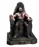 Throne legacy god of war series statuette 1/3 ragnarok master thyself kratos 67 cm