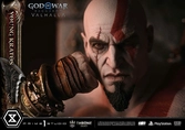 Throne legacy god of war series statuette 1/3 ragnarok young thyself kratos 91 cm