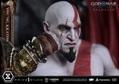 Throne legacy god of war series statuette 1/3 ragnarok young thyself kratos 91 cm