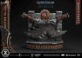Throne legacy god of war series statuette 1/3 ragnarok young thyself kratos bonus version 91 cm