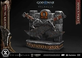 Throne legacy god of war series statuette 1/3 ragnarok young thyself kratos bonus version 91 cm