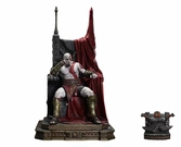 Throne legacy god of war series statuette 1/3 ragnarok young thyself kratos bonus version 91 cm