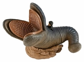 Dune statuette sofubi fantastic pvc sand worm 15 cm