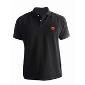 SUPERMAN - Polo - Logo Superman - Black (L)