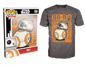 STAR WARS - T-Shirt POP - BB-8 Rolling (XXL)