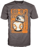 STAR WARS - T-Shirt POP - BB-8 Rolling (XXL)